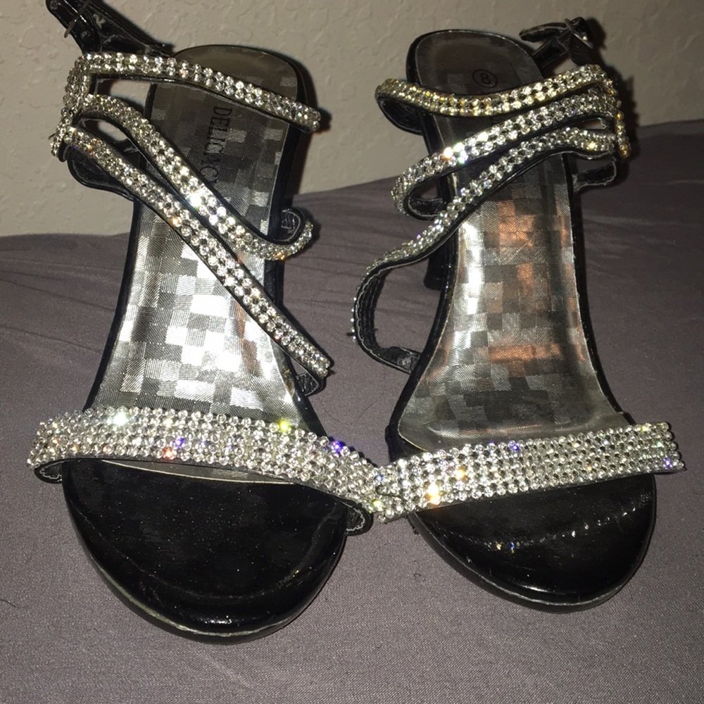Black Heels with Straps
